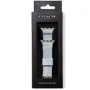 COACH Apple Watch Strap Gray Blue